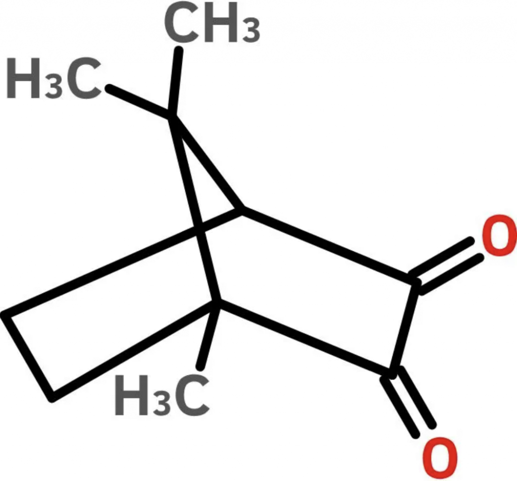 We need the following material: (+ -)-Camphorquinone CAS 10373-78-1