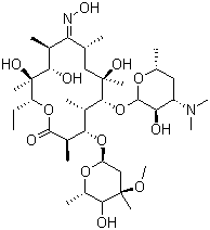 We need the following material: ERYTHROMYCIN OXIME CAS 13127-18-9