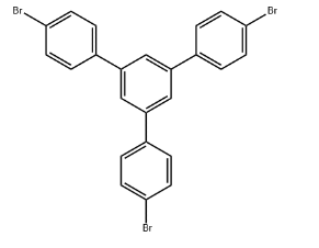 We need the following material: 1,3,5-Tris(4-bromophenyl)benzene CAS 7511-49-1