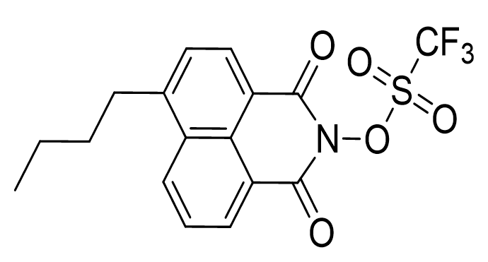 We need the following material: 6-butyl-1,3-dioxo-1H-benzo[de]isoquinolin-2(3H)-yl trifluoromethanesulfonate CAS 1610827-31-0