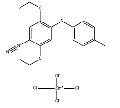 We need the following material: 2,5-Diethoxy-4-[(4-methylphenyl)thio]-benzenediazonium tetrachlorozincate CAS 38656-51-8