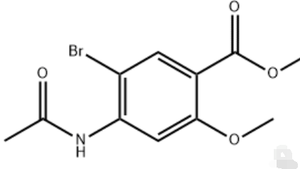 We need the following material: methyl 4-(acetylamino)-5-bromo-o-anisate CAS 4093-34-9