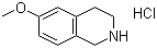 We need the following material: 6-Methoxy-1,2,3,4-tetrahydroisoquinoline hydrochloride CAS 57196-62-0