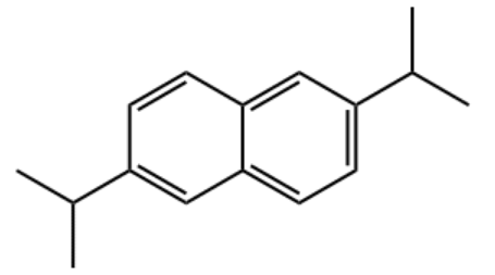 Structure of 2,6-DIISOPROPYLNAPHTHALENE CAS 24157-81-1