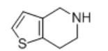 Structure of 4,5,6,7-Tetrahydrothieno[3,2,c] pyridine hydrochloride CAS 28783-41-7