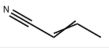 Structure of Crotononitrile (pract) CAS 4786-20-3