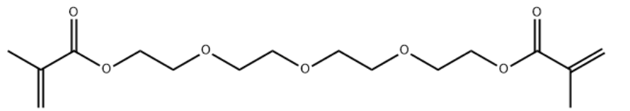 Structure of Tetraethylene glycol dimethacrylate CAS 109-17-1
