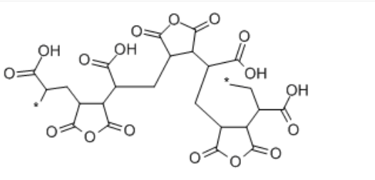 structure of Acrylic acid-maleic anhydride copolymer CAS 26677-99-6